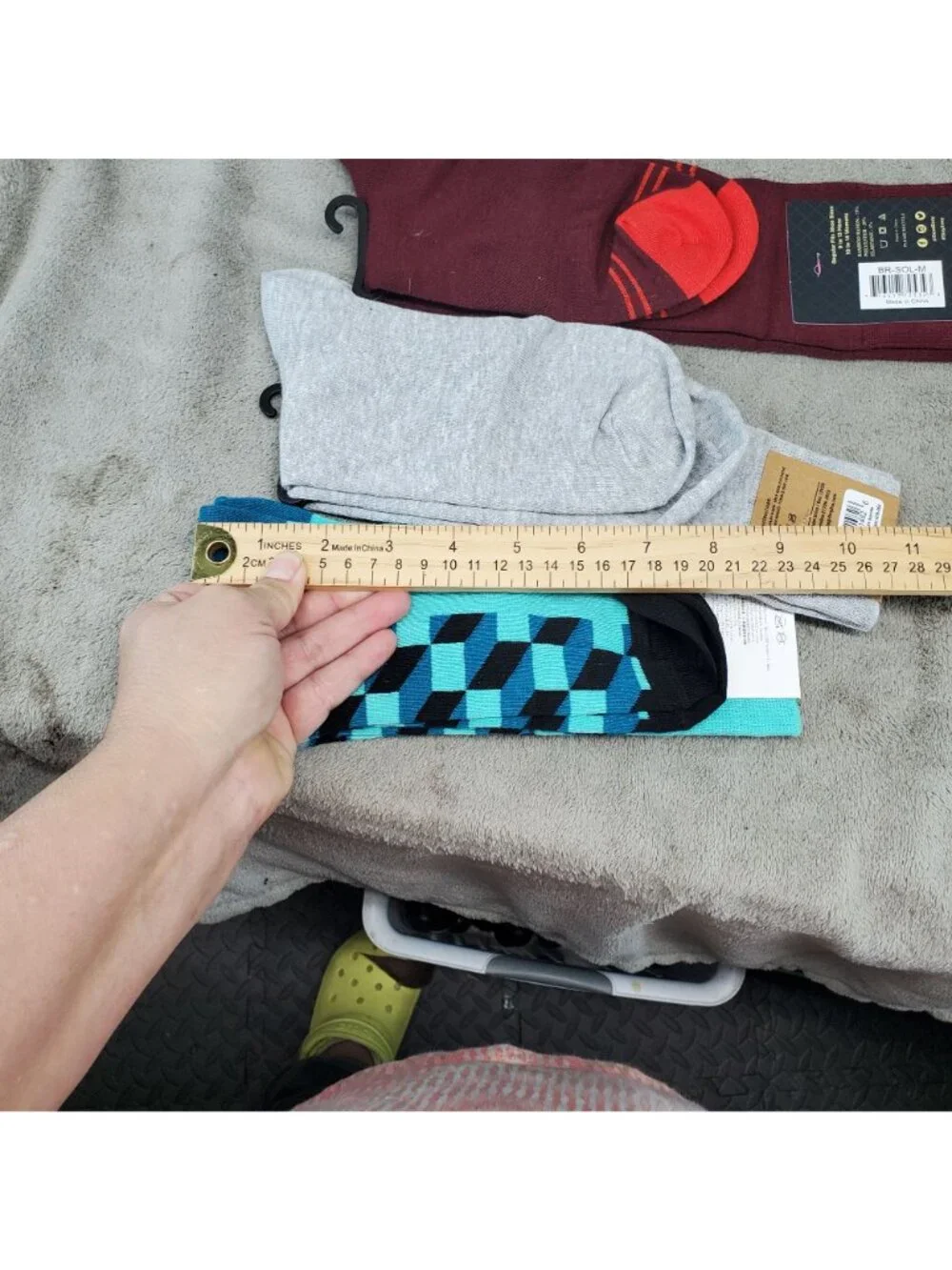 Sock Bundle Three Pack Mens One Size Three Pack of Crew Socks *NWT*